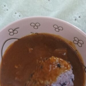 業務スーパーのオニオンソテーでカレー